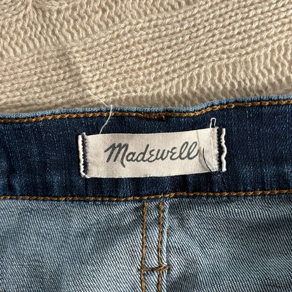 Madewell Cali-Denim Boot Raw-Edge High-Rise Bootcut Jeans- size 26 - Picture 4 of 5